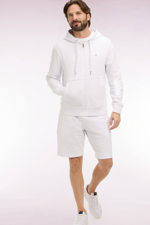 Short en molleton coton blanc - Image 1