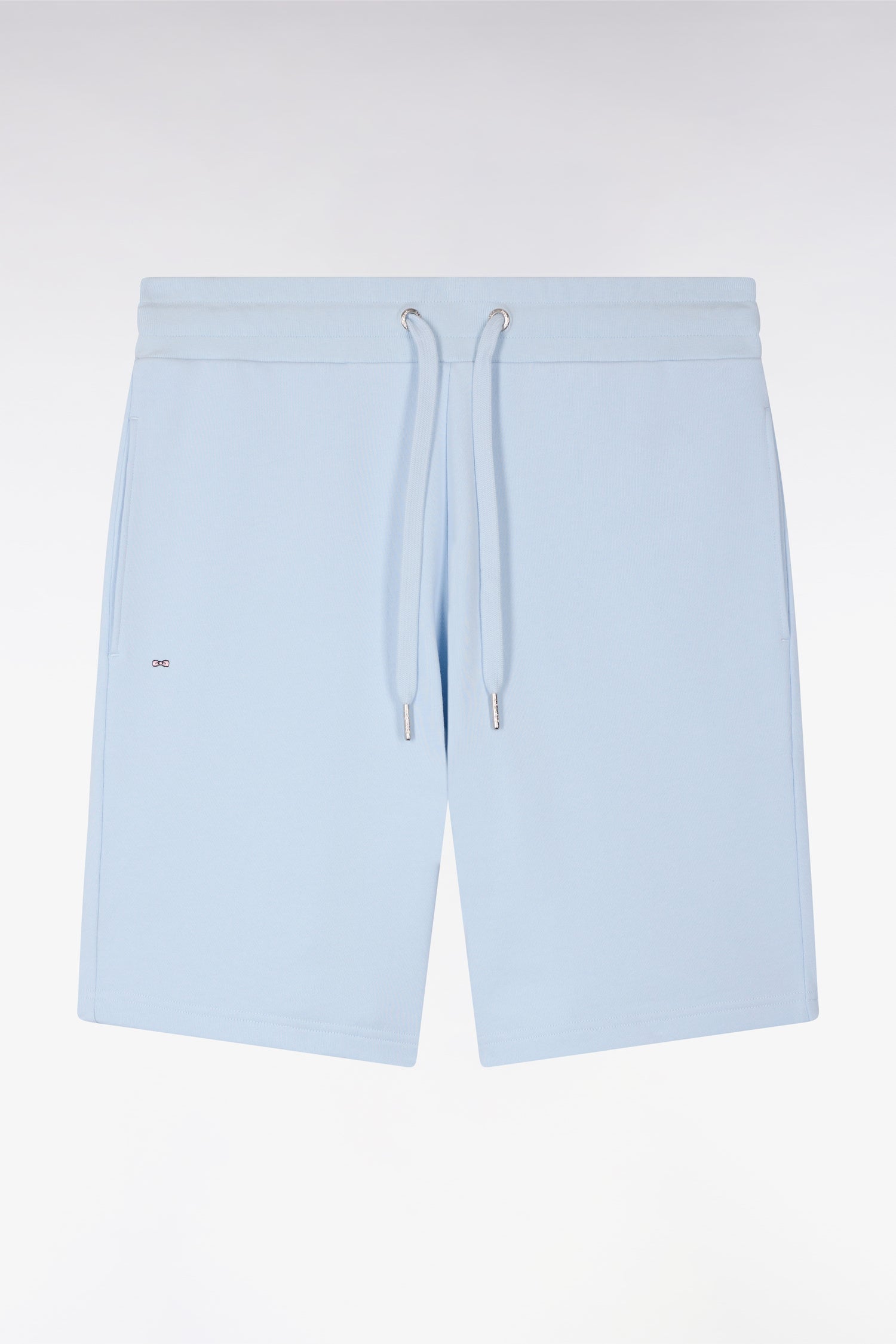 Short en molleton coton ciel