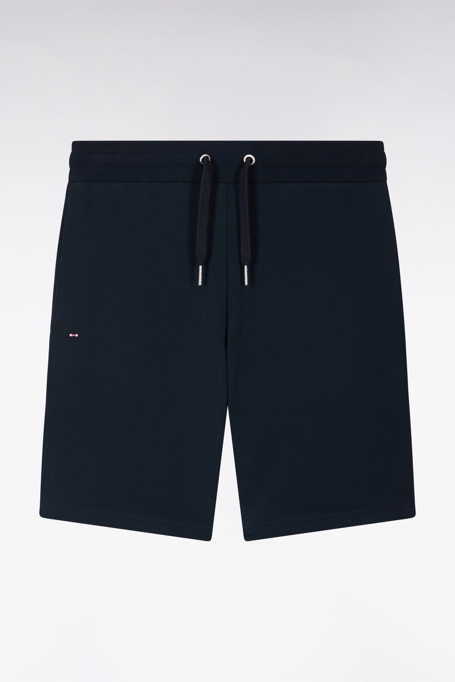 Short en molleton coton marine