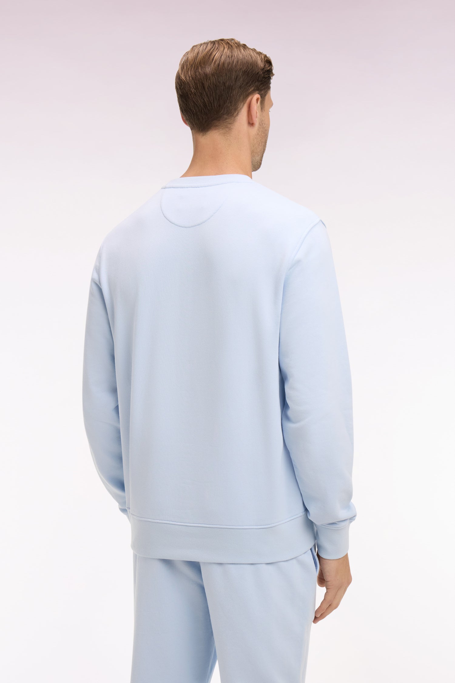 Sweat avec intérieur molletonné homme bleu Sweat avec intérieur molletonné homme bleu