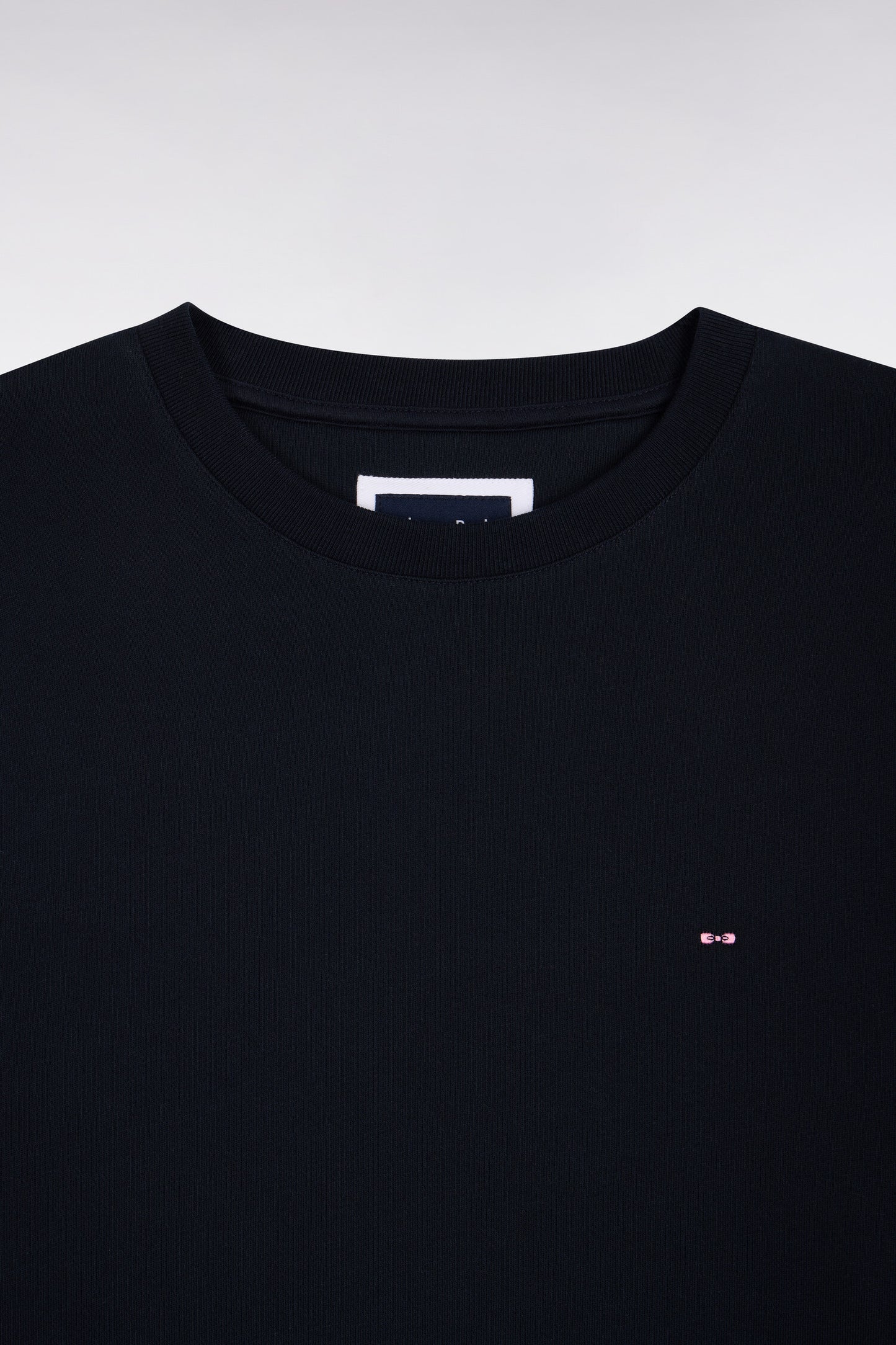 Sweatshirt en molleton coton marine