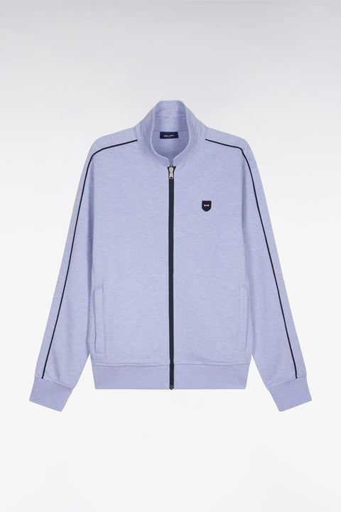 Sweatshirt blouson en molleton bleu ciel - Image 2