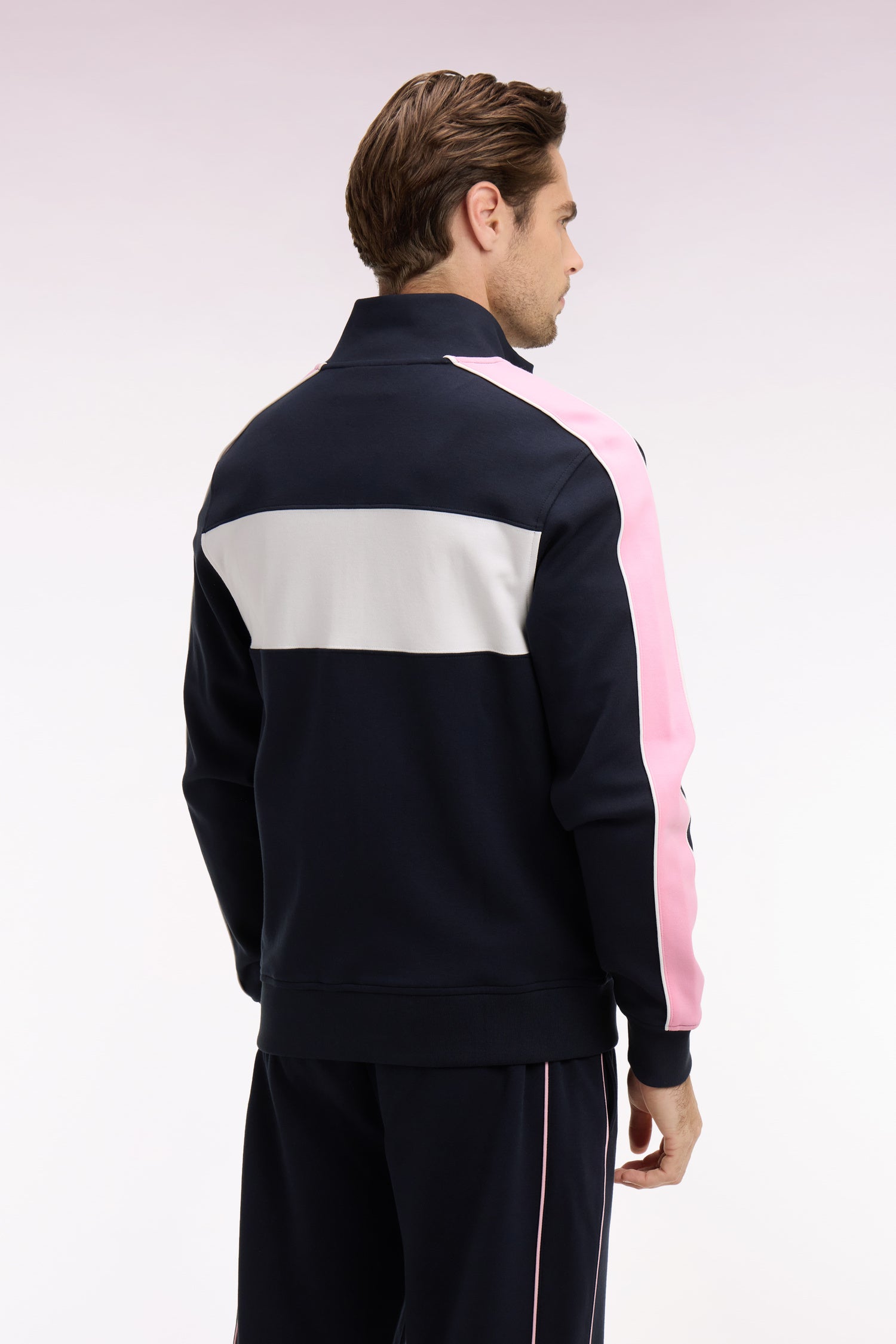 Sweatshirt zippé XV de France marine coupe regular