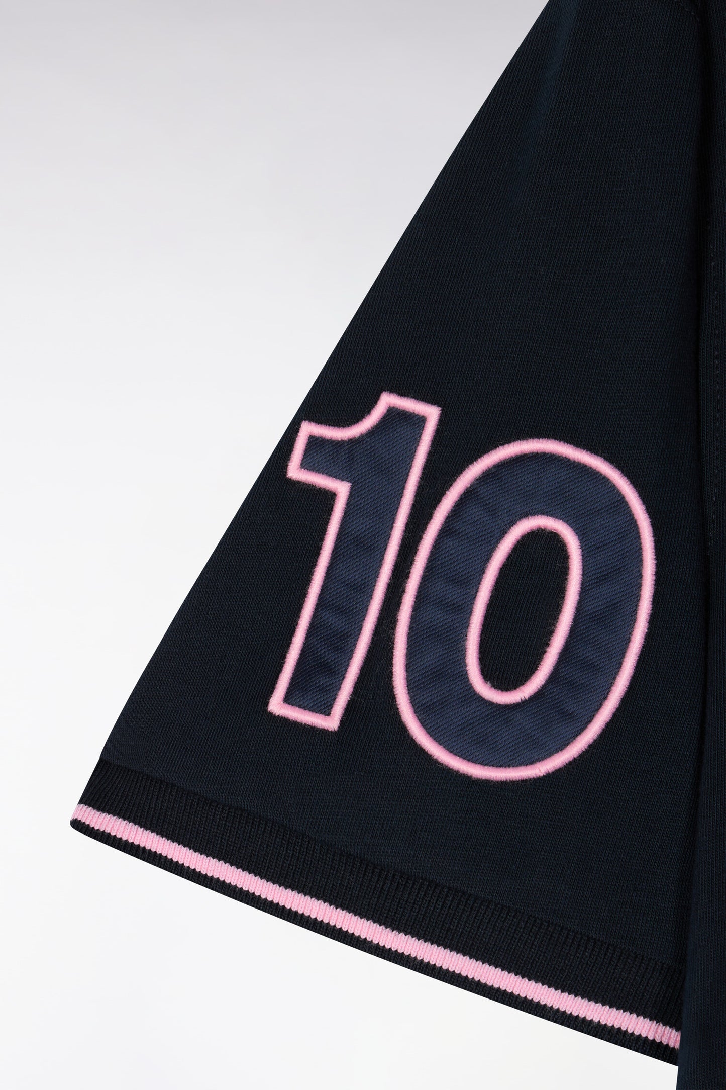 T-shirt à manches courtes en coton marine