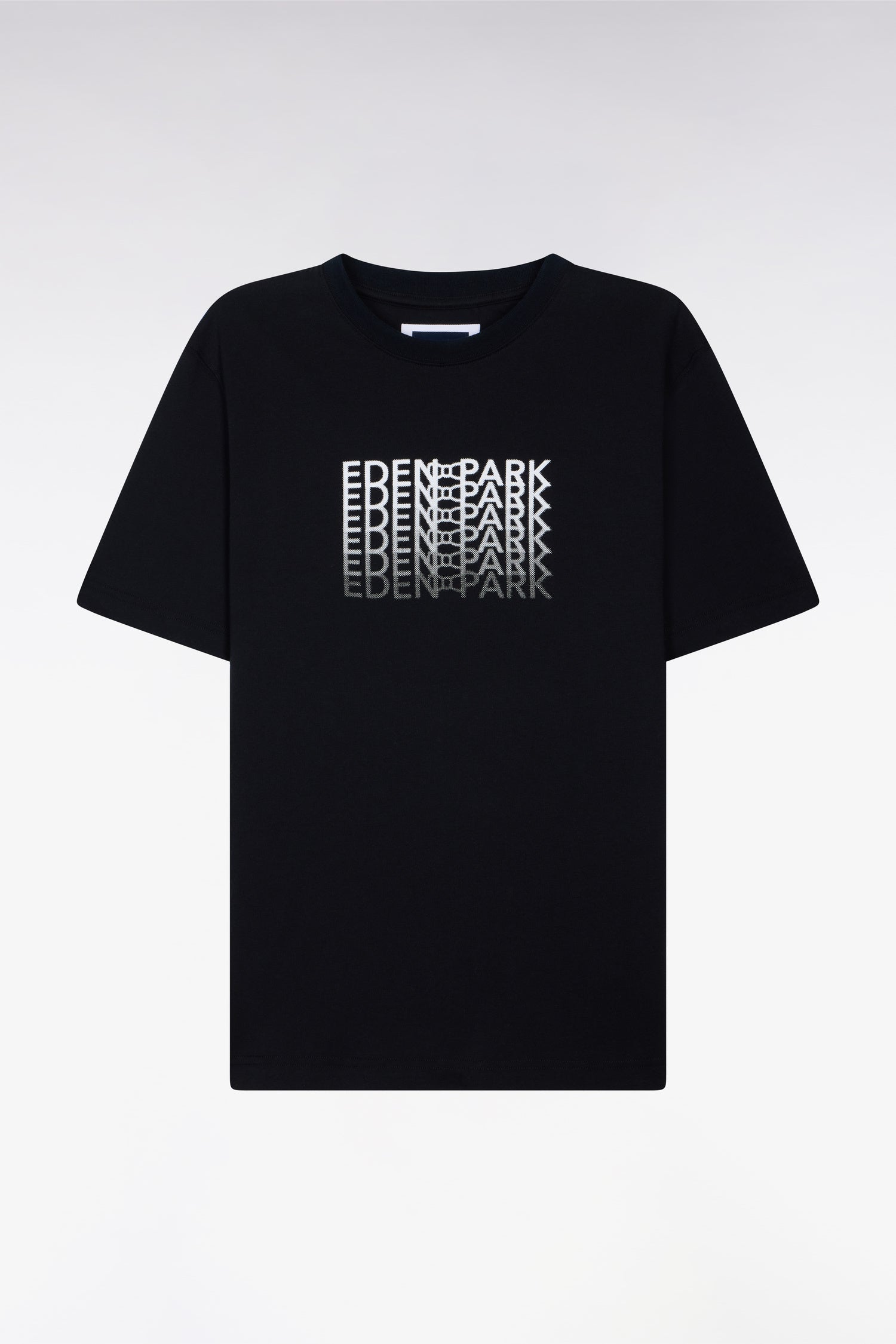 T-shirt à manches courtes sérigraphié écru coupe regular