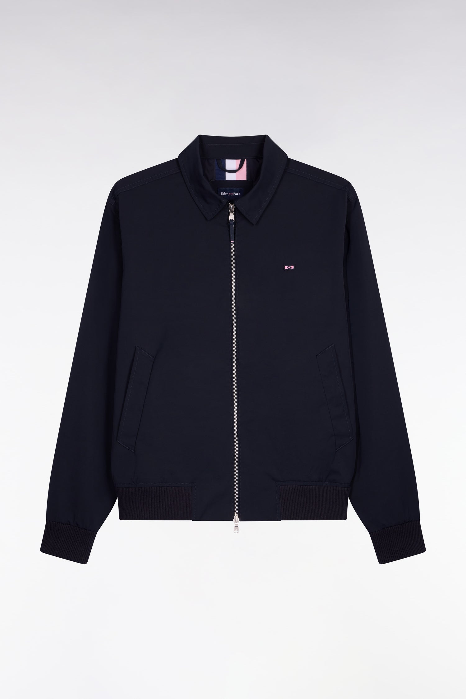Blouson en nylon marine