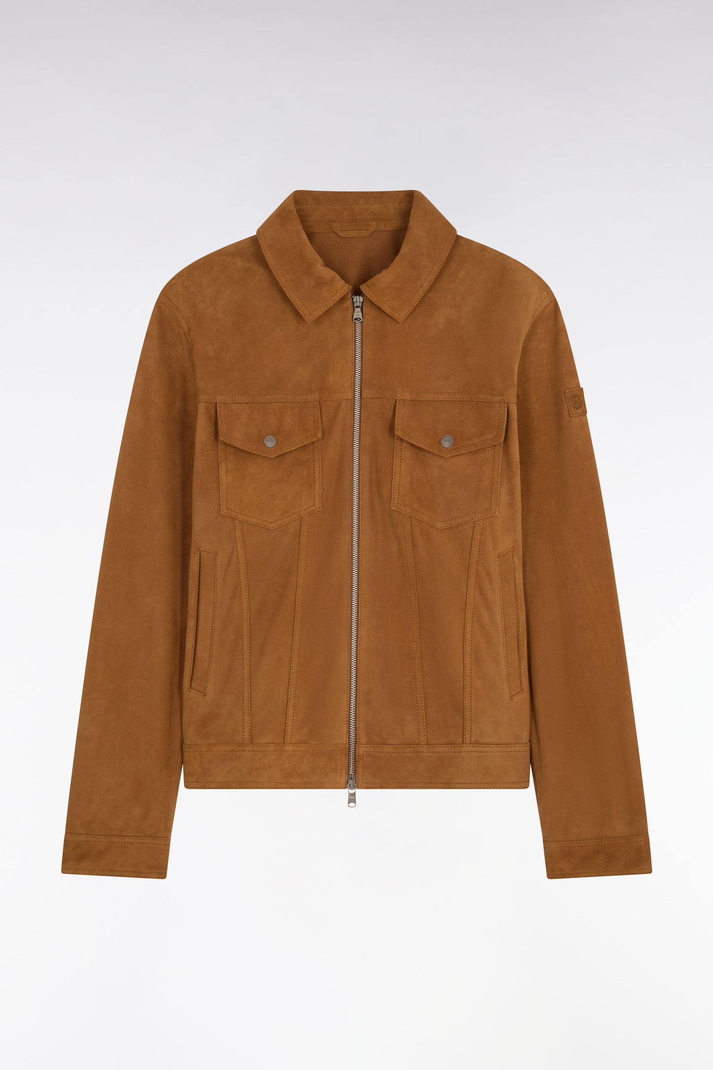 Brown suede velvet jacket