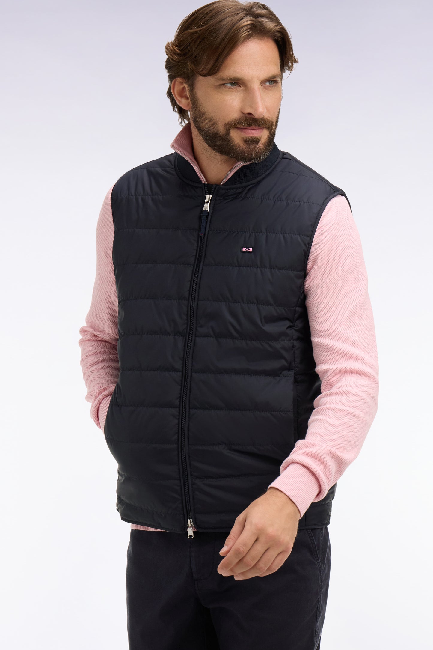 Doudoune sans manches marine