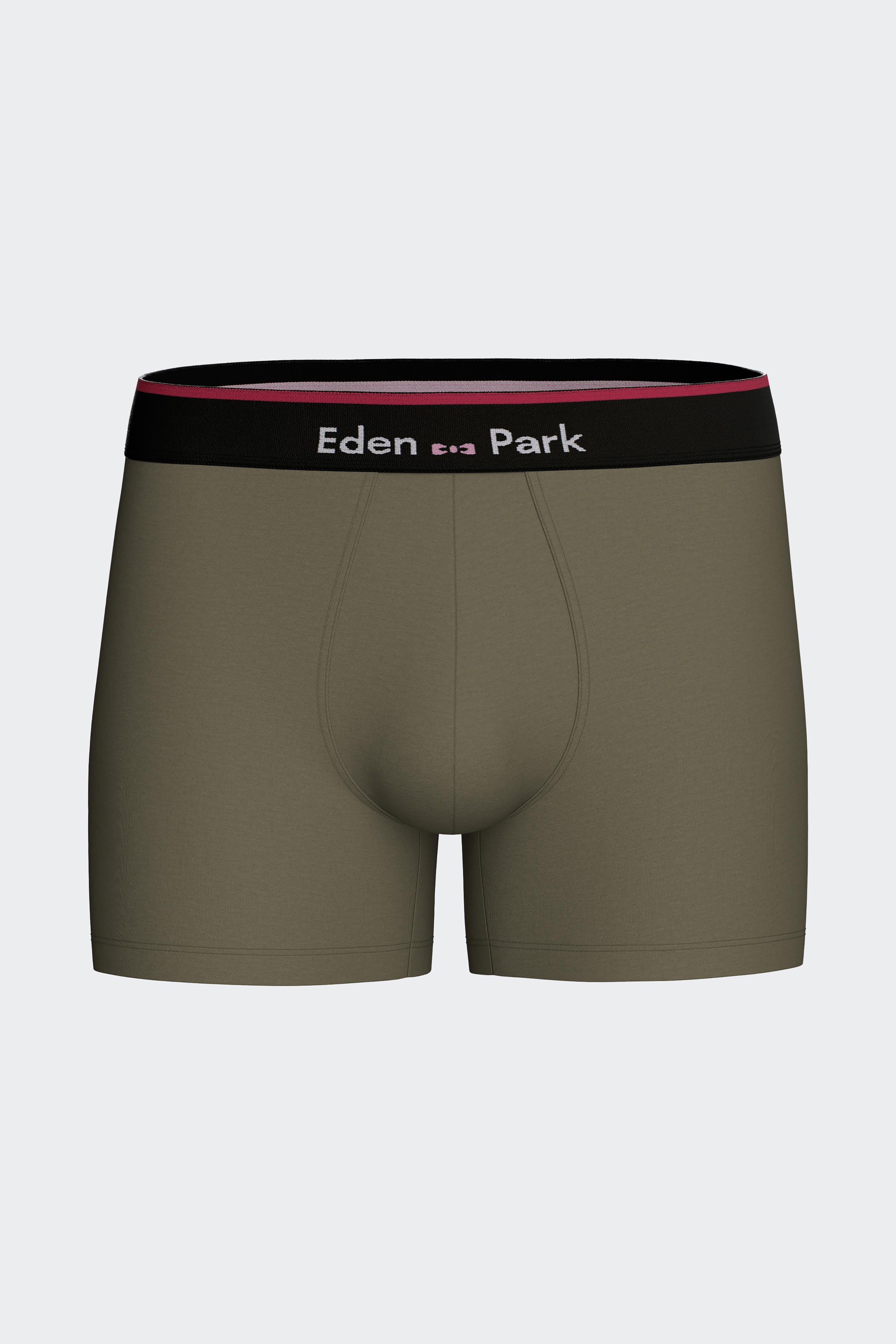 Boxer en jersey de coton stretch kaki