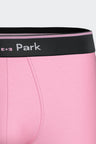 Boxer en jersey de coton stretch rose