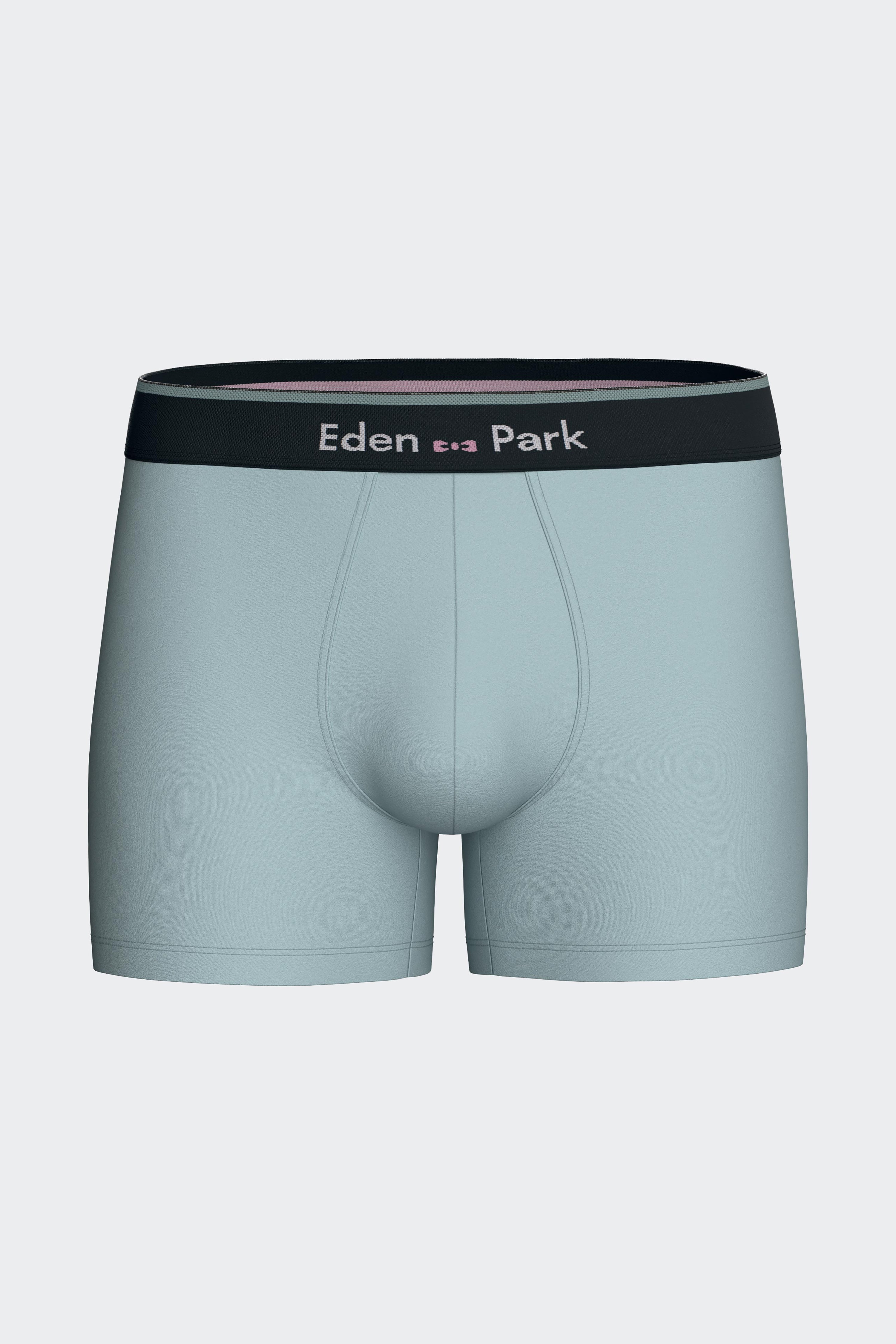 Boxer en jersey de coton stretch vert d'eau