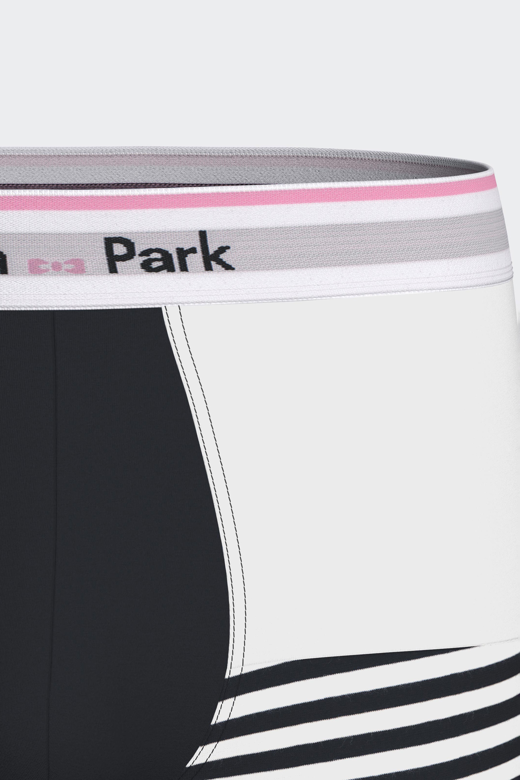 Boxer en jersey de coton stretch colorblock