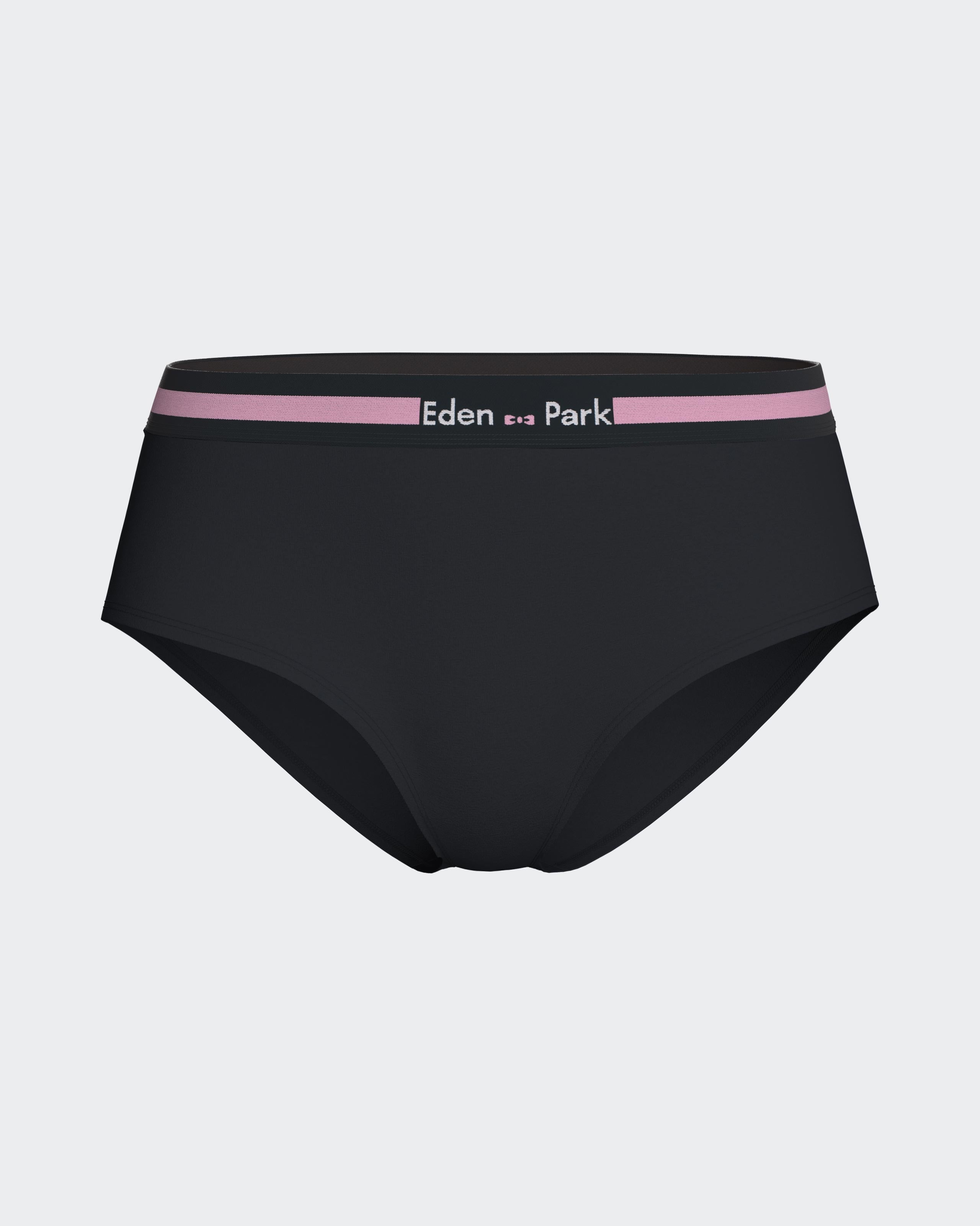 Culotte shorty en coton stretch marine