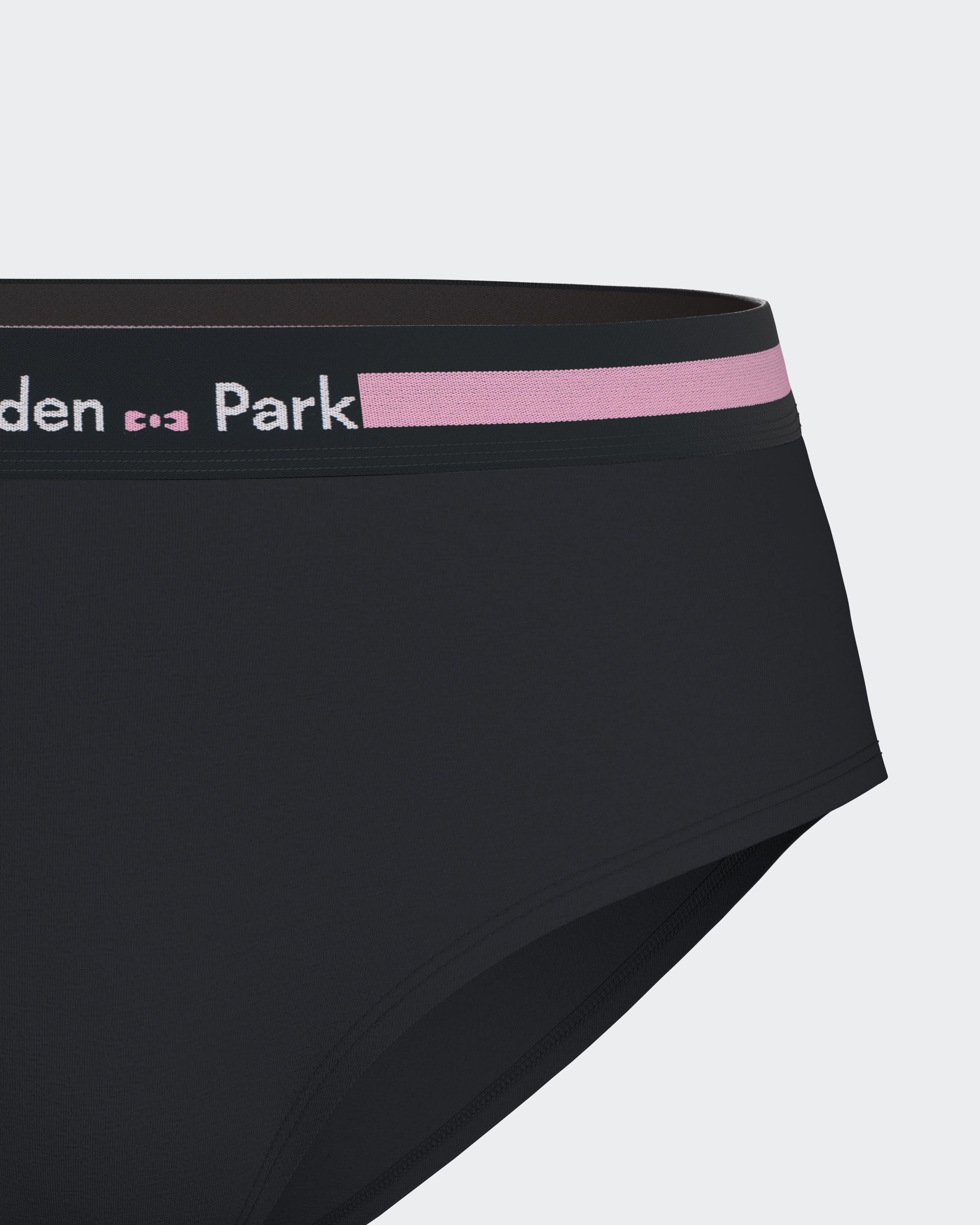 Culotte shorty en coton stretch marine