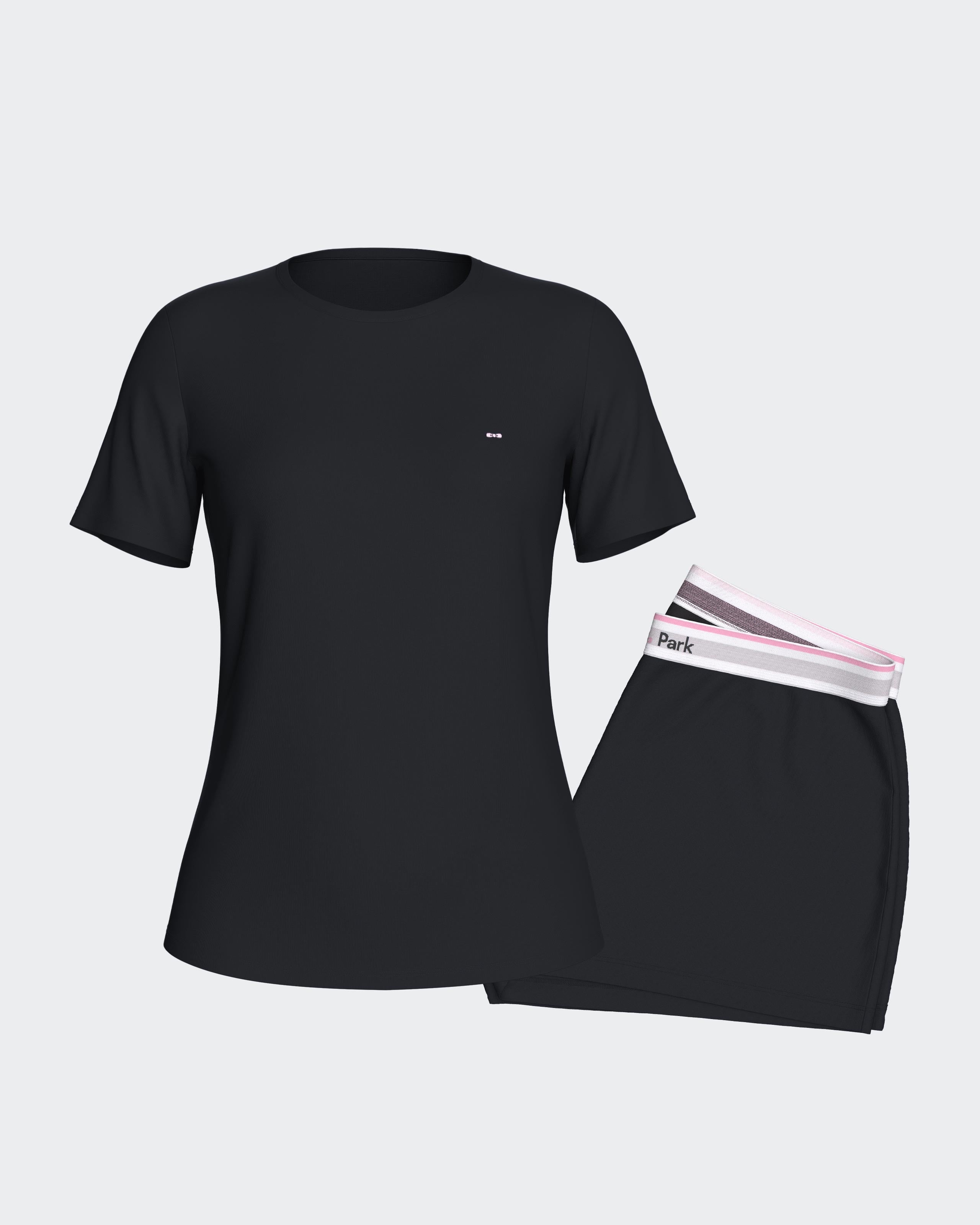 Pyjama en modal stretch marine