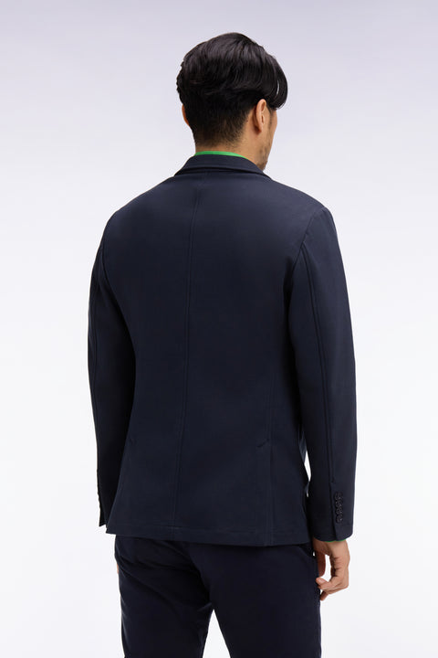 Veste en jersey de coton stretch marine - Image 2