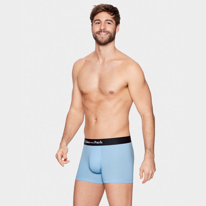 Boxer bleu uni