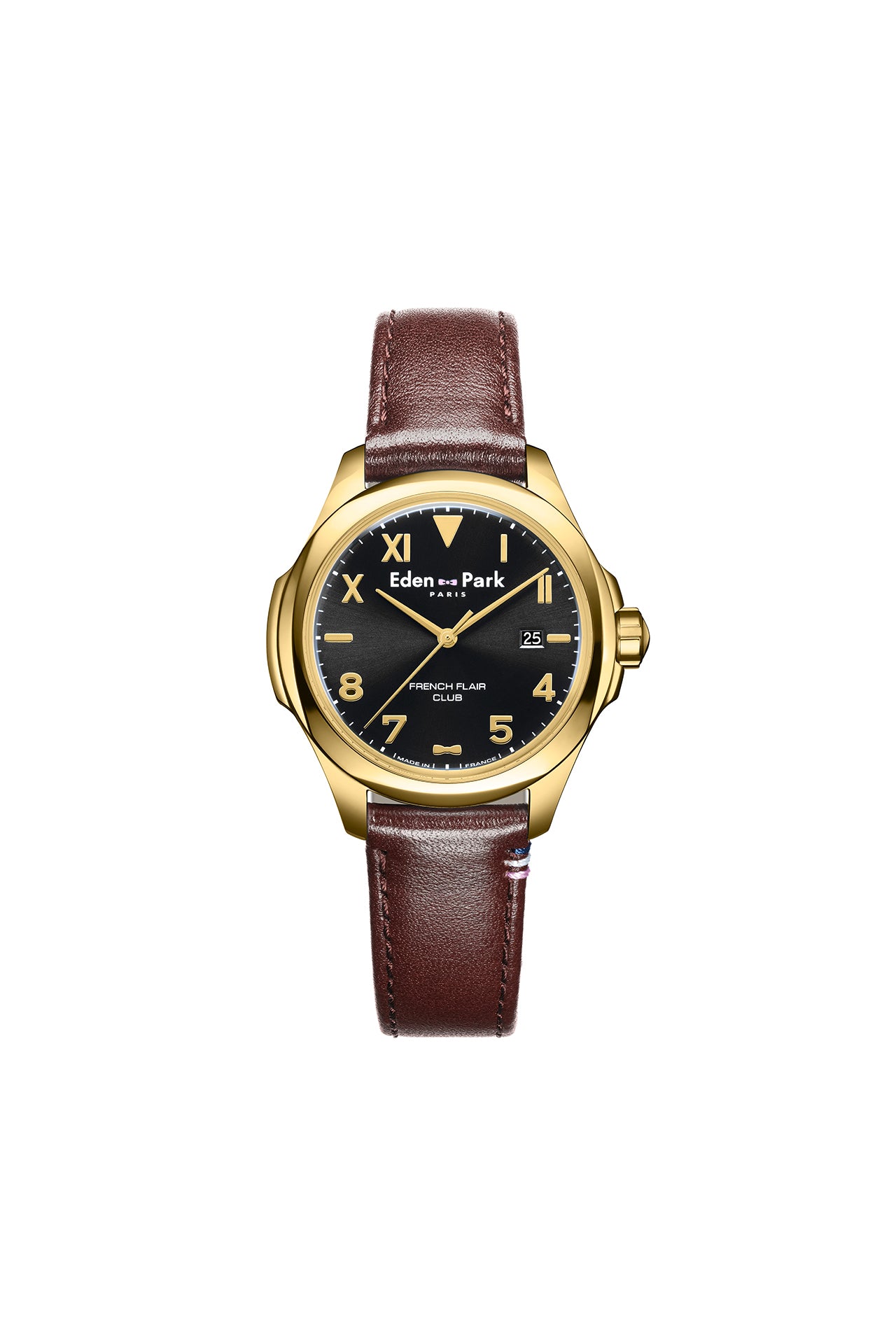 watch with quartz Noire and Or