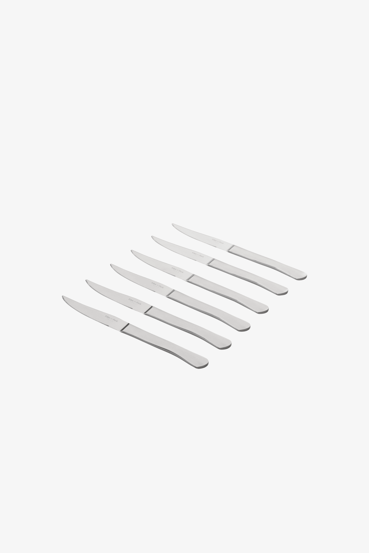 Lot de 6 couteaux de table en inox
