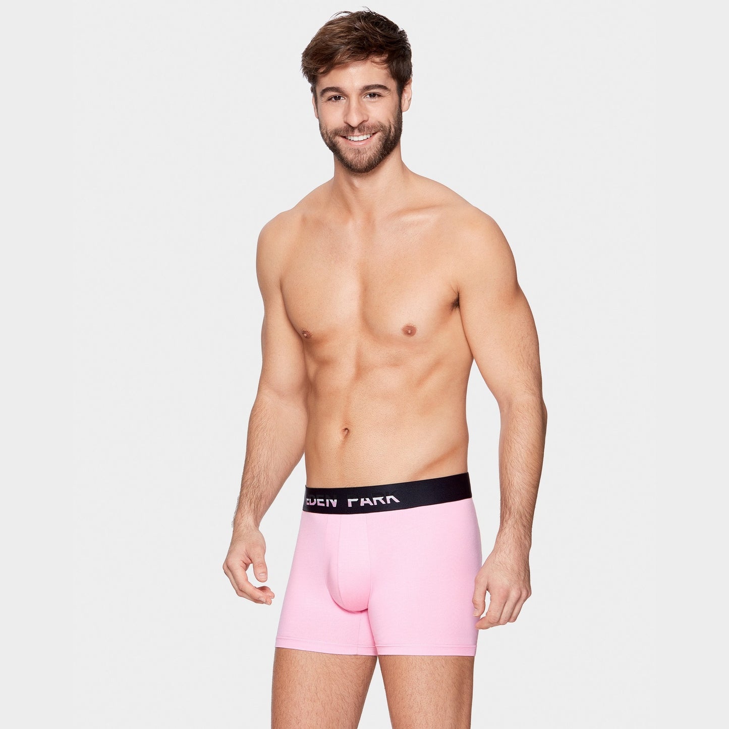 Pack de 2 boxers rose uni et détails noeuds papillon
