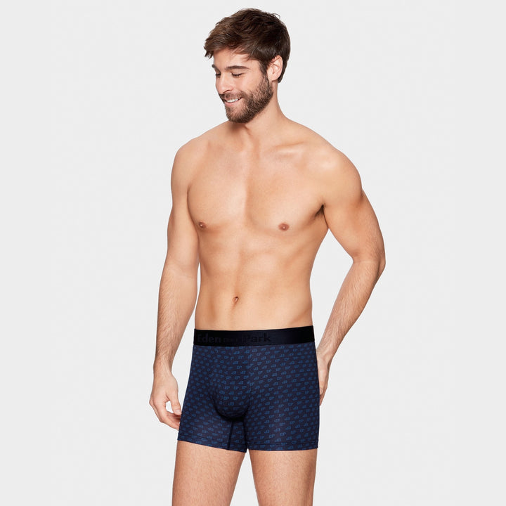 Boxer bleu à motifs EP