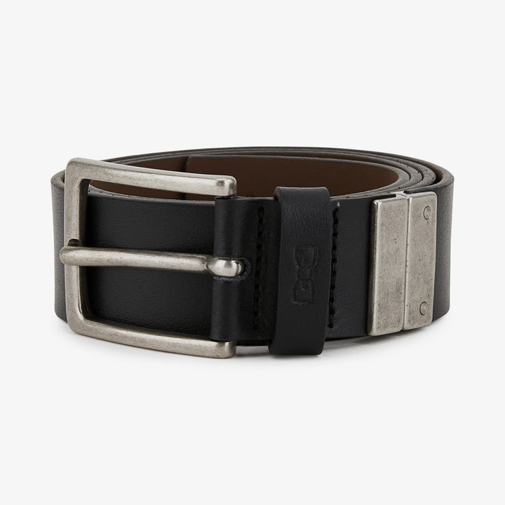 Ceinture réversible noire / marron en cuir