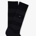 Paire de chaussettes bleu marine cerclées