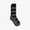 Paire de chaussettes noires cerclées