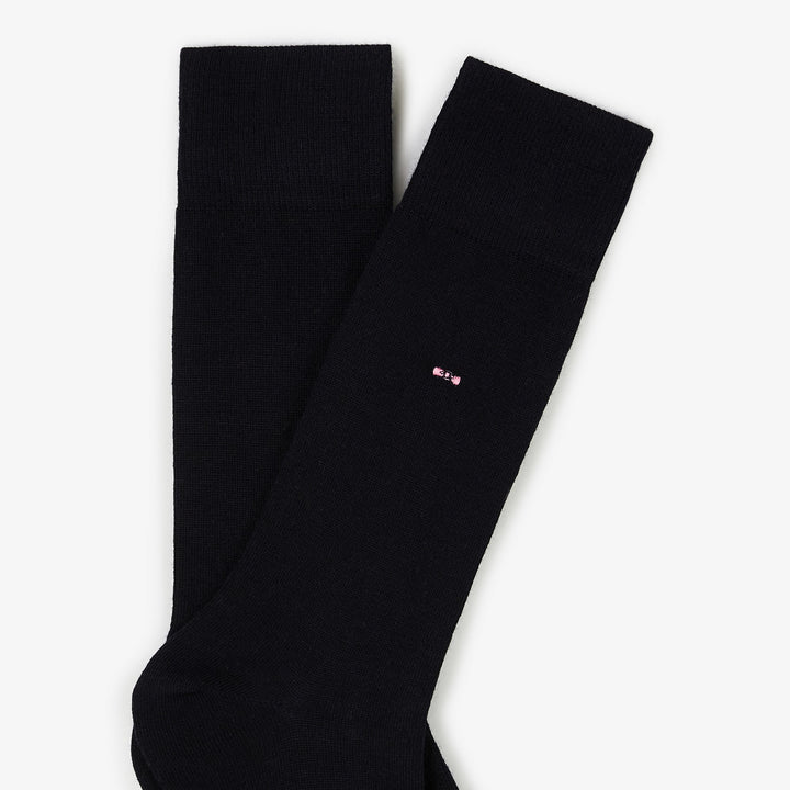 Paire de chaussettes bleu marine unies