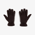 Gants marron foncé épais