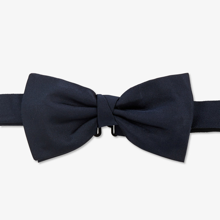 Nœud papillon bleu foncé uni