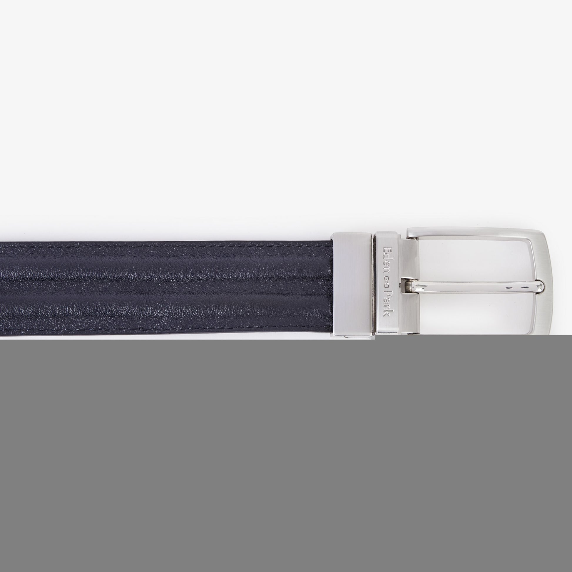 Pack ceinture bleu marine en cuir