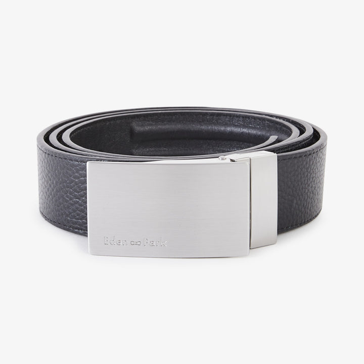 Pack ceinture noire en cuir