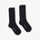 Lot de 2 paires de chaussettes unies et fantaisies
