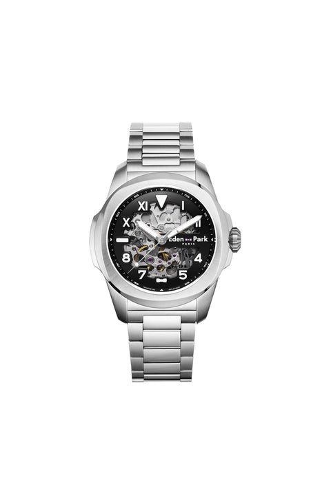 Montre automatique skeleton en acier - Image 1