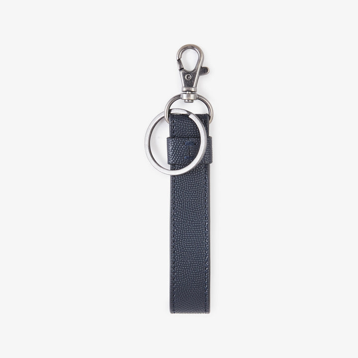 Porte-clés bleu foncé uni