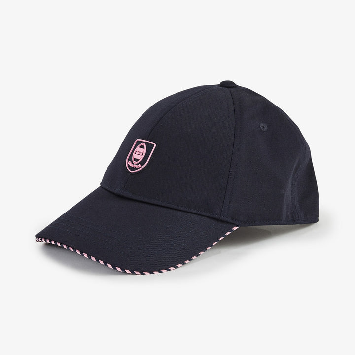 Casquette bleu foncé détail bicolore