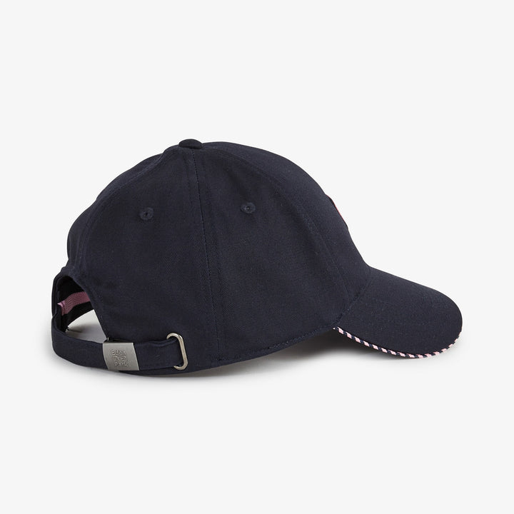 Casquette bleu foncé détail bicolore
