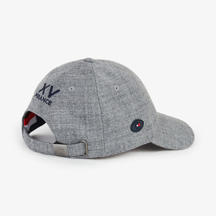 Casquette grise à logo coq