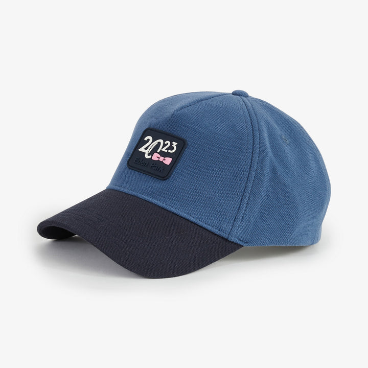 Casquette bleue colorblock à logo 2023