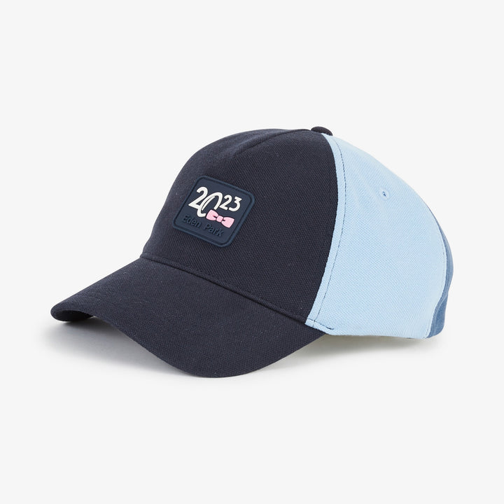 Casquette bleue colorblock à logo 2023