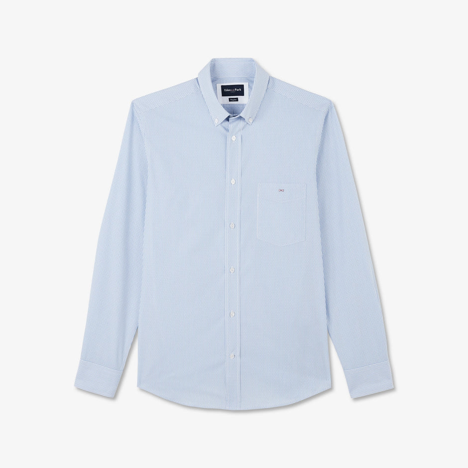 Mirto - Chemise homme Mirto classic rayée rose Mirto - Chemise homme Mirto classic rayée rose