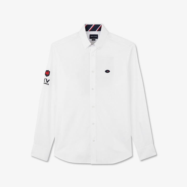 Chemise blanche à broderies XV de France
