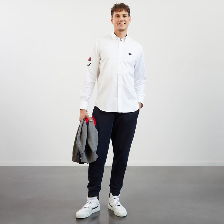 Chemise blanche à broderies XV de France