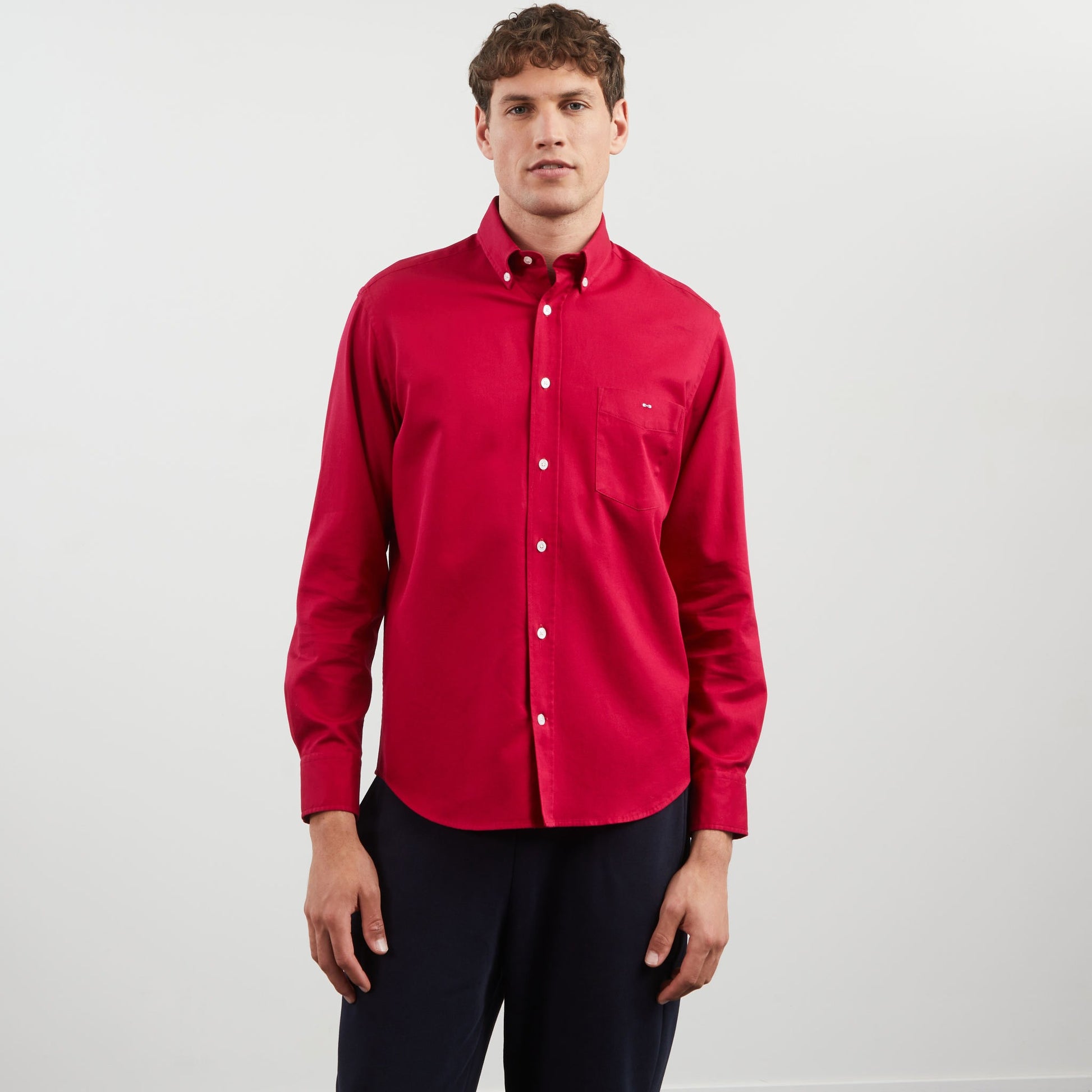 Chemise lacoste rouge 2025