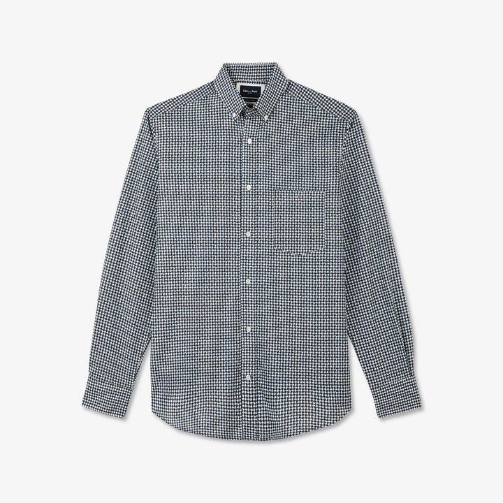 Chemise kaki en coton Pima imprimé exclusif