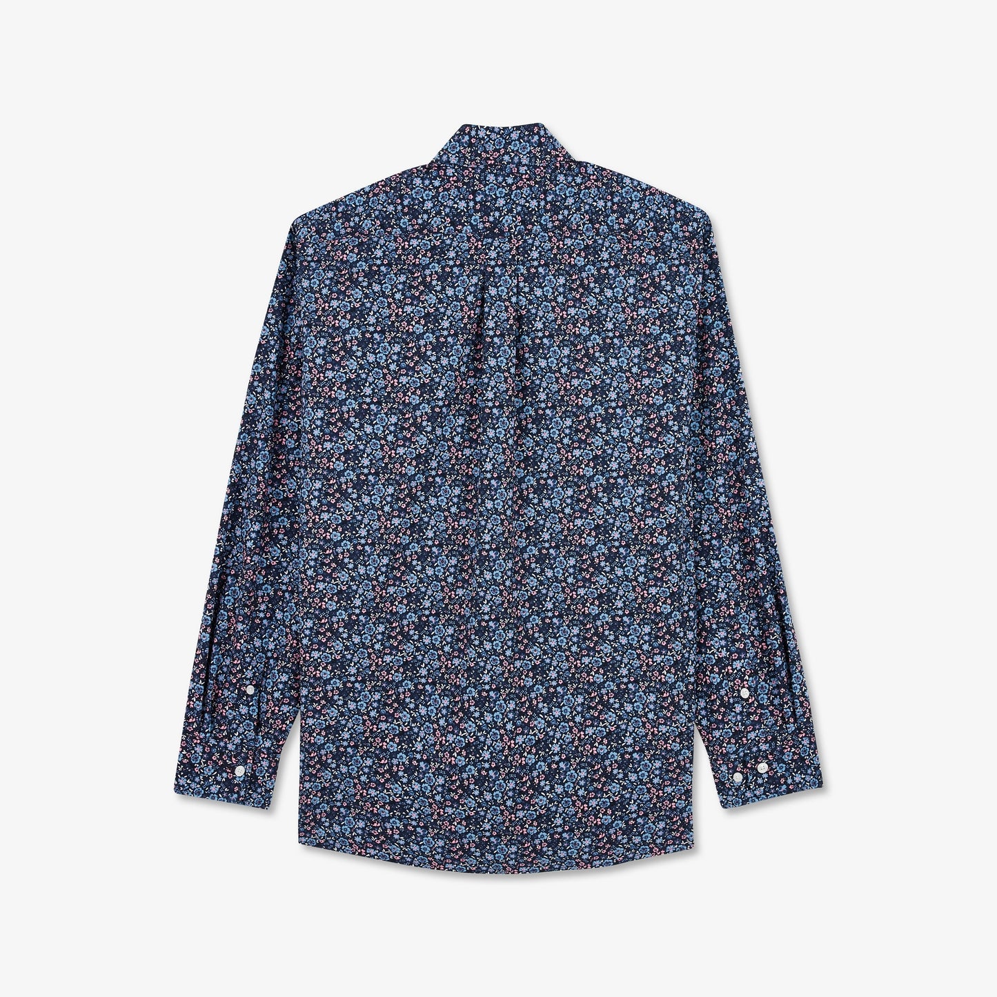 Blue blouse with exclusive floral print