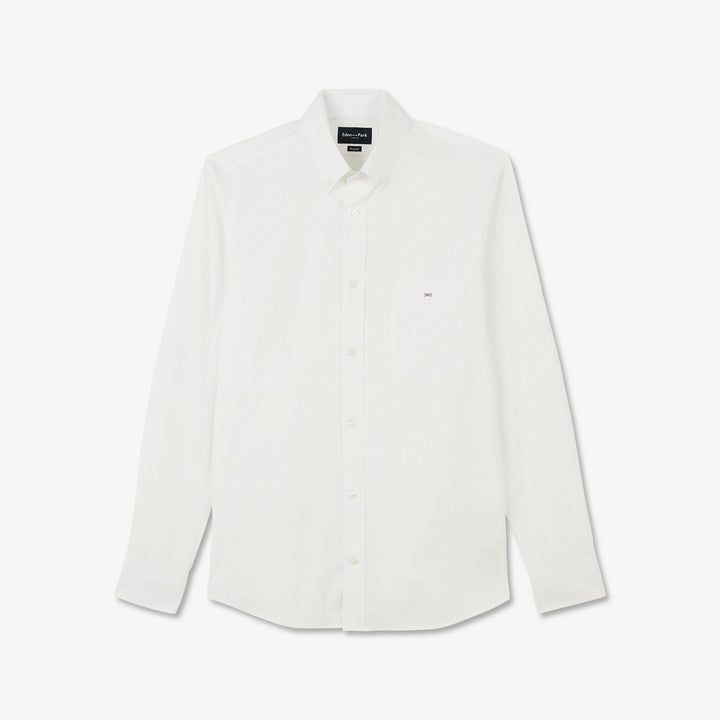 Chemise blanche droite unie