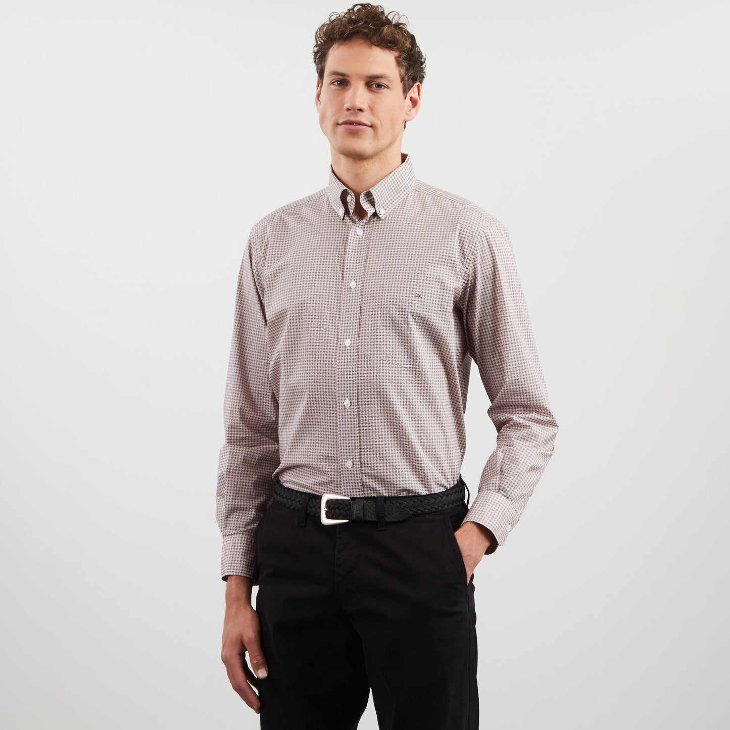 Pink shirt with exclusive whimsical print
