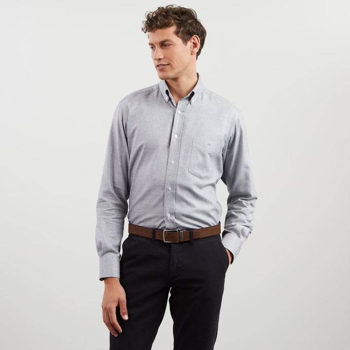 Chemise gris clair cheap homme